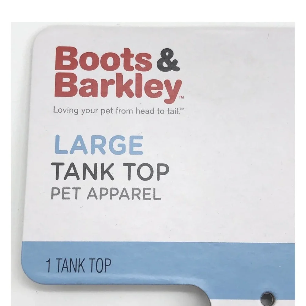 Boots & Barkley Dog Tank Top Blue Large Im the Alpha Pet Apparel Dog Shirt Large